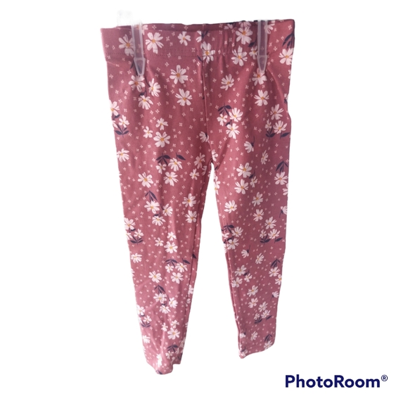 2/$30 2-piece Carter Girls Set Blue Blouse + Pink flower Leggins - Picture 4 of 5